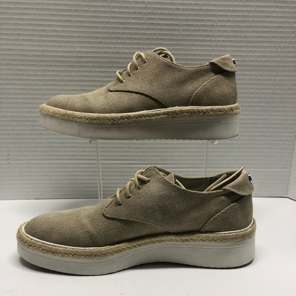 Wishbone beige platform Oxford shoes
